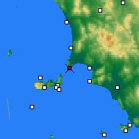 Nearby Forecast Locations - Piombino - Map