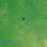 Nearby Forecast Locations - Wieluń - Map