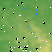 Nearby Forecast Locations - Częstochowa - Map