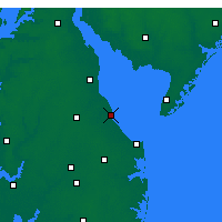 Nearby Forecast Locations - Milford - Map