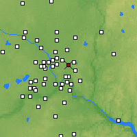 Nearby Forecast Locations - Vadnais Heights - Map