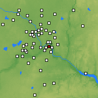 Nearby Forecast Locations - West St. Paul - Map