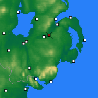 Nearby Forecast Locations - Lisburn - Mapa