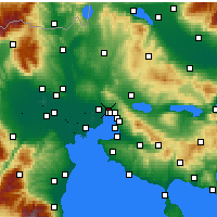Nearby Forecast Locations - Evosmos - Map