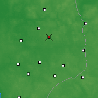 Nearby Forecast Locations - Zabłudów - Map