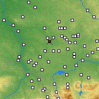 Nearby Forecast Locations - Ruda Śląska - Mapa