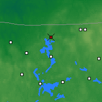 Nearby Forecast Locations - Węgorzewo - Map