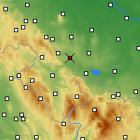 Nearby Forecast Locations - Ząbkowice Śląskie - Mapa