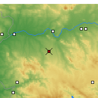 Nearby Forecast Locations - Almendralejo - Map