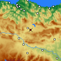 Nearby Forecast Locations - Vitoria-Gasteiz - Map