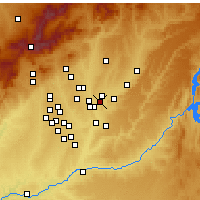 Nearby Forecast Locations - Torrejón de Ardoz - Map