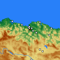 Nearby Forecast Locations - Barakaldo - Map