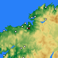 Nearby Forecast Locations - Cambre - Map