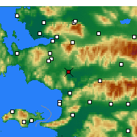 Nearby Forecast Locations - Torbalı - Map