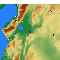 Nearby Forecast Locations - Reyhanlı - Map