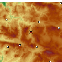 Nearby Forecast Locations - Emet - Map