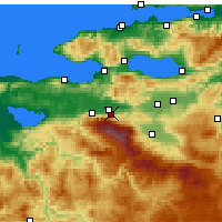 Nearby Forecast Locations - Kestel - Map