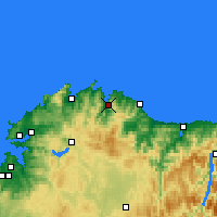 Nearby Forecast Locations - Viveiro - Map