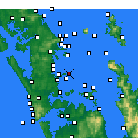 Nearby Forecast Locations - Tiritiri Matangi Island - Map