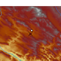 Nearby Forecast Locations - Khorramabad - Map