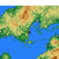 Nearby Forecast Locations - Iwakuni - Map