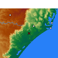 Nearby Forecast Locations - Criciúma - Map