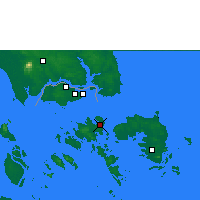 Nearby Forecast Locations - Batam - Map