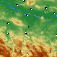 Nearby Forecast Locations - Laktaši - Map