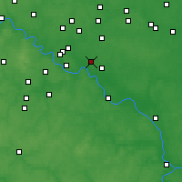 Nearby Forecast Locations - Zhukovsky - Mapa