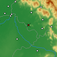 Nearby Forecast Locations - Berehove - Mapa