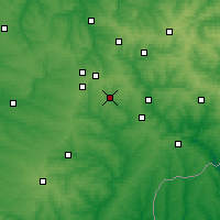 Nearby Forecast Locations - Makiivka - Mapa