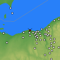 Nearby Forecast Locations - Avon Lake - Map