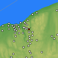 Nearby Forecast Locations - Solon - Map
