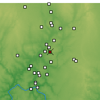 Nearby Forecast Locations - Springboro - Map