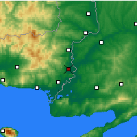 Nearby Forecast Locations - Tychero - Map