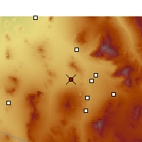 Nearby Forecast Locations - Valencia West - Map