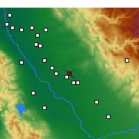 Nearby Forecast Locations - Atwater - Map