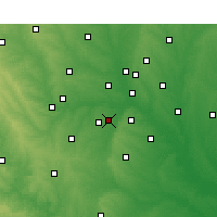 Nearby Forecast Locations - Grand Prairie - Map