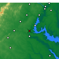 Nearby Forecast Locations - Stafford - Mapa
