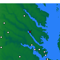 Nearby Forecast Locations - West Point - Map