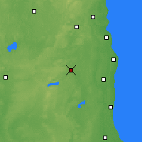 Nearby Forecast Locations - Burlington - Map