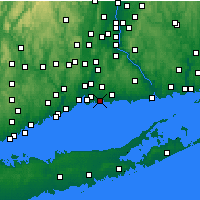 Nearby Forecast Locations - Branford - Map