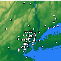 Nearby Forecast Locations - Ridgewood - Map