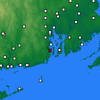 Nearby Forecast Locations - North Kingstown - Map