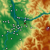 Nearby Forecast Locations - Gresham - Map