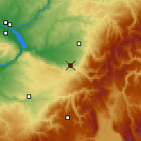 Nearby Forecast Locations - Milton-Freewater - Map