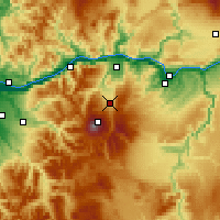 Nearby Forecast Locations - Mount Hood Parkda - Map