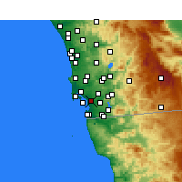 Nearby Forecast Locations - National - Map