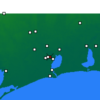 Nearby Forecast Locations - Port Neches - Map