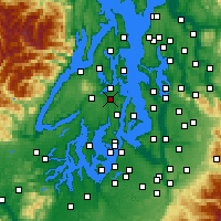 Nearby Forecast Locations - Port Orchard - Map